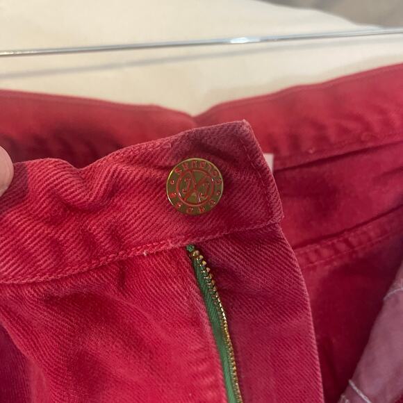 Vintage Cross Colour Red shorts Size 38 **FLAW** - Picture 4 of 11